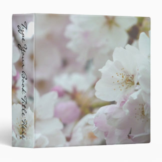 Romantic Binder White Blossoms Book Binder Wedding