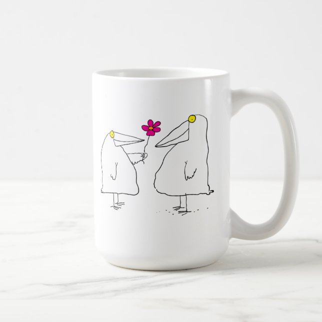 Romantic Birds Coffee Mug (Right)