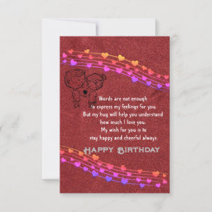 Romantic Birthday Card