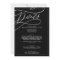 Romantic Black and White All In One Wedding