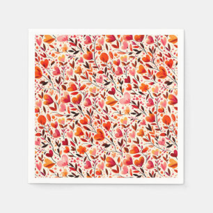 Romantic Bloom: Valentine's Day Napkins