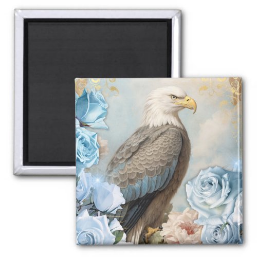 Romantic Blue Eagles Magnet