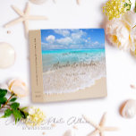 Romantic Blue Ocean Tropical Beach Wedding Album 3 Ring Binder<br><div class="desc">Keep your treasured memories safe with this beautifully designed Custom Blue Ocean Waves Tropical Beach Wedding Photo Album 3-ring binder. This exclusive binder features a stunning ocean waves design, set against a backdrop of a breezy tropical beach, making it a perfect accessory for preserving your special wedding moments. Personalize it...</div>