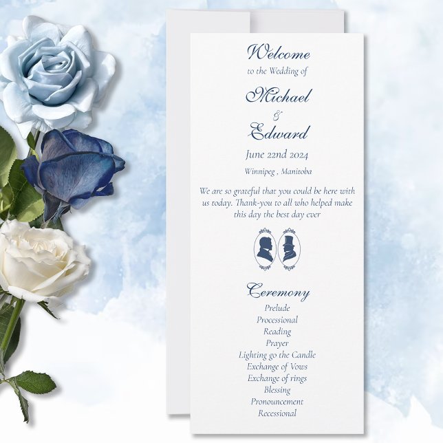 Romantic Blue Regency Gay Botanical Program (Creator Uploaded)