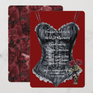 Romantic Blush Pink Floral Bird Bridal Shower Invitation