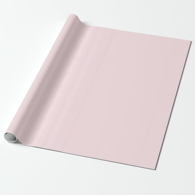"Romantic Blush Pink" Wrapping Paper (Unrolled)