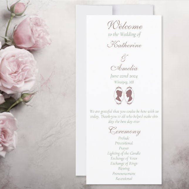 Romantic Blush Regency Lesbian Wedding (Creator Uploaded)