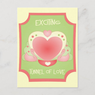 Romantic Boat Cruise Postcard