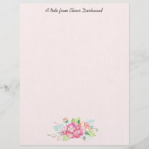 Romantic Bouquet Writing Paper