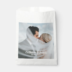 Romantic Bride & Groom Wedding Favor Bag