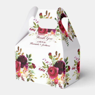wedding favor boxes zazzle
