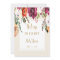 Romantic Burgundy Floral Bridal Shower Welcome Foa