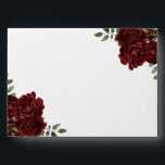 Romantic Burgundy Red Rose Invitations Envelope<br><div class="desc">Romantic Burgundy Red Rose All Occasions Envelope

See matching invitations and collections in the Niche and Nest Store</div>