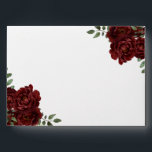 Romantic Burgundy Red Rose Invitations Envelope<br><div class="desc">Romantic Burgundy Red Rose All Occasions Envelope

See matching invitations and collections in the Niche and Nest Store</div>