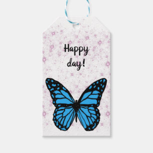 romantic butterfly dream gift tags