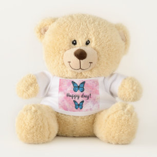 romantic butterfly dream teddy bear