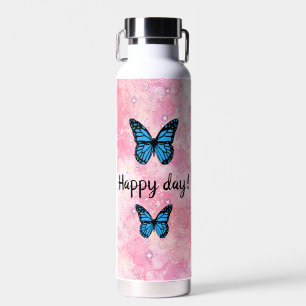 romantic butterfly dream water bottle