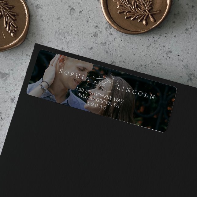 Romantic Calligraphy Dark Photo Overlay Label (Creator Uploaded)