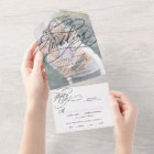 Romantic Calligraphy | Faded Photo The Wedding Of