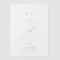 Romantic Calligraphy Simple Classic Modern Wedding