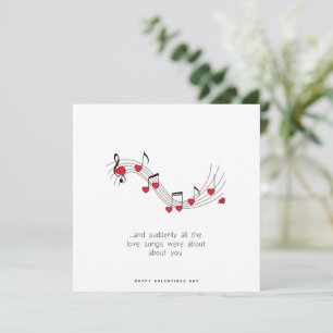 Romantic Card - Birthday Card Valentines Day Card