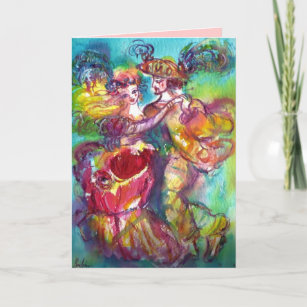 ROMANTIC CARNIVAL DANCE / Valentine's Day Holiday Card