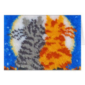 Romantic Cats Latch Hook (Front Horizontal)