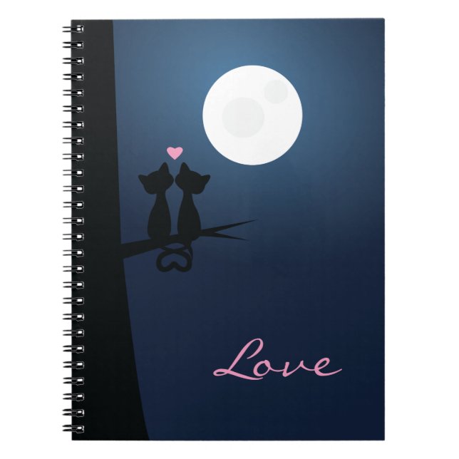 Romantic Cats Notebook (Front)