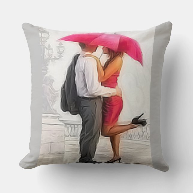 Romantic chance  throw pillow (Front)