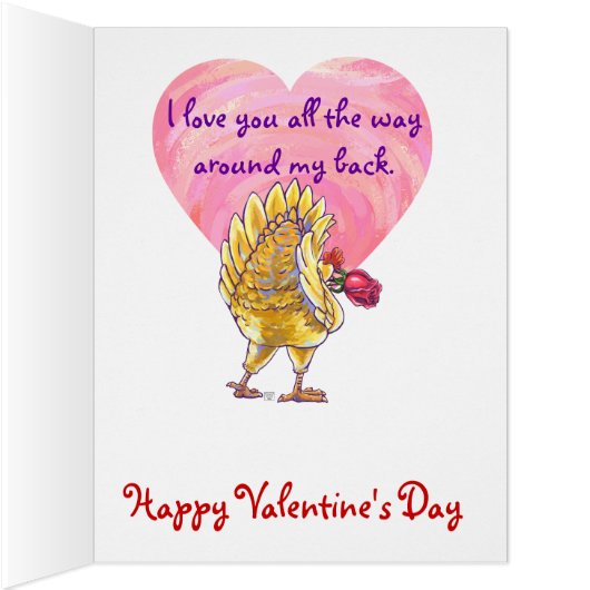 Romantic Chicken Valentine (Inside (Right))