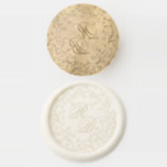 Romantic Chinoiserie Antique Initials Wedding Wax Seal Stamp<br><div class="desc">chinoiserie border with editable initials</div>