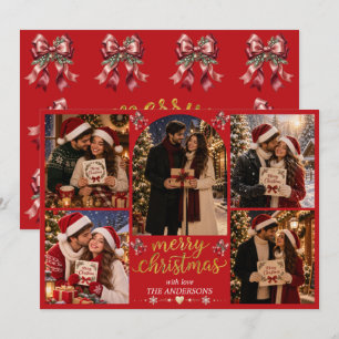 Romantic Christmas Couple Photo Card