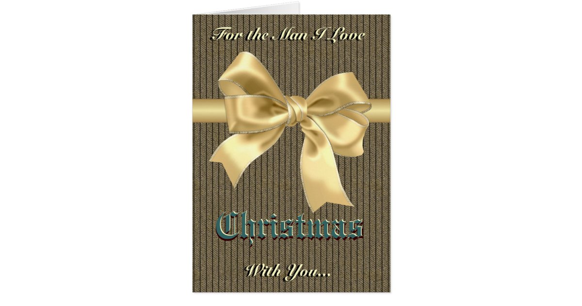 Romantic Christmas for him Card | Zazzle.com