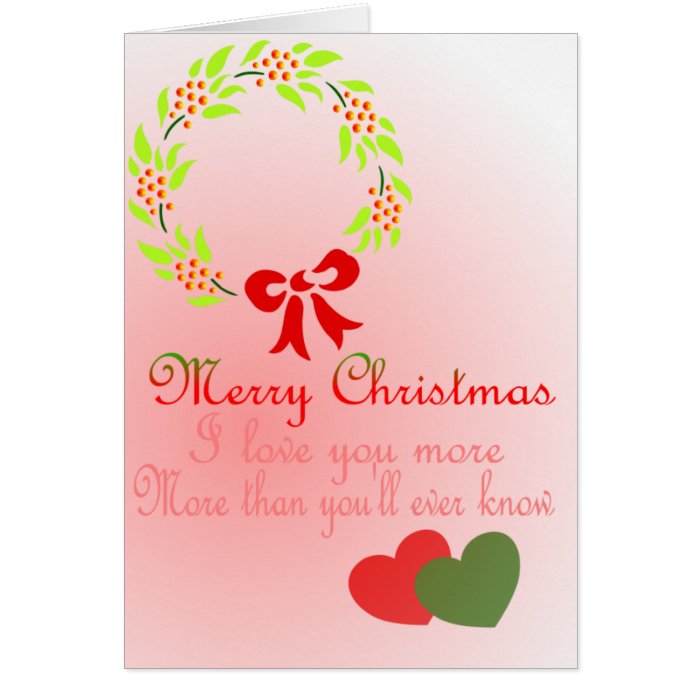 Romantic Christmas Greeting Cards