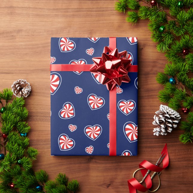 Romantic Christmas  Wrapping Paper (Holiday Gift)