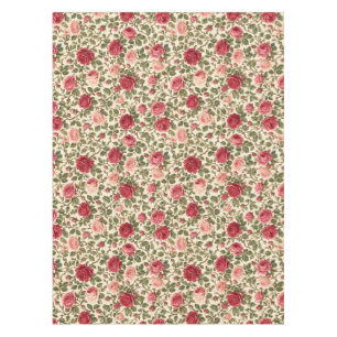 Romantic Classic Rose Vine Art Tablecloth