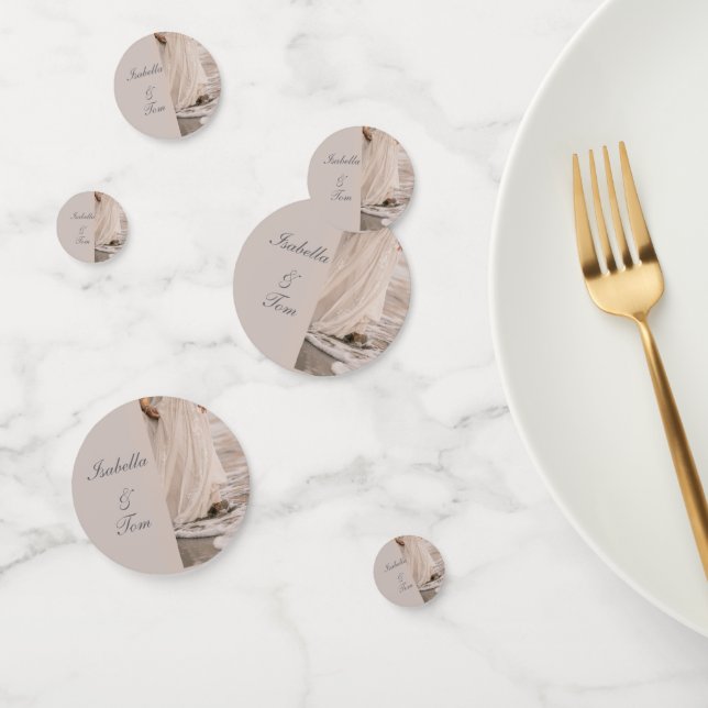 Romantic Coastal Beach Wedding Table Confetti (Group)