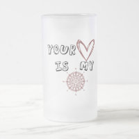 Romantic Compass Love Quote Gift