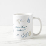 Romantic Cotswolds Winter Florals Bridesmaid Coffee Mug<br><div class="desc">Romantic Cotswolds Winter Florals Monogram Coffee Mug

This Design is part of a collection;
Please get in touch with me if you need help finding matching designs or products;
Also available in alternate colors</div>