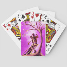 Romantic Couple Dance the Tango Playing Cards