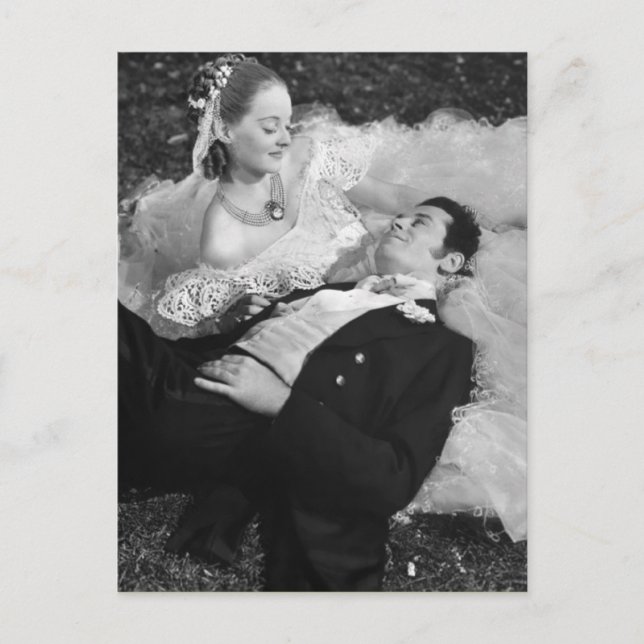 Romantic Couple French Postcard (Front)