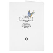 Romantic Couple French Vintage Style Cards (Back)