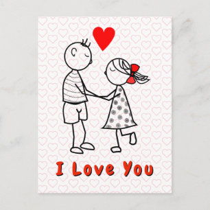 Romantic Couple I Love You Card
