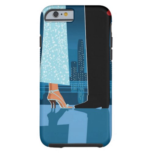 Romantic Couple in City Tough iPhone 6 Case