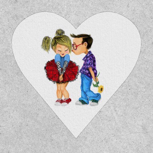 Romantic Couple Love Patch Gift _ Kiss