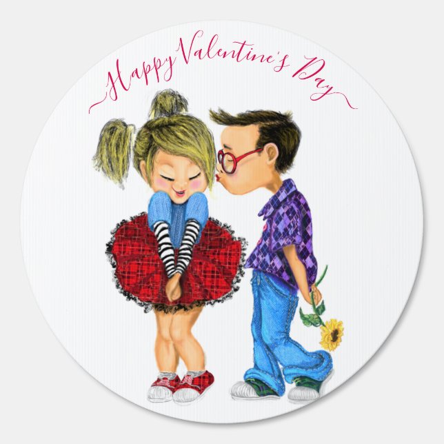 Romantic Couple Love Valentine's Day Sign Gift (Front)