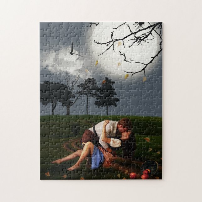 ROMANTIC COUPLE MOONLIGHT SENSUAL PUZZLE (Vertical)