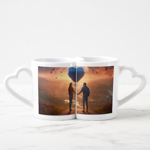 Romantic Couple Mug For Two Happy Lovers