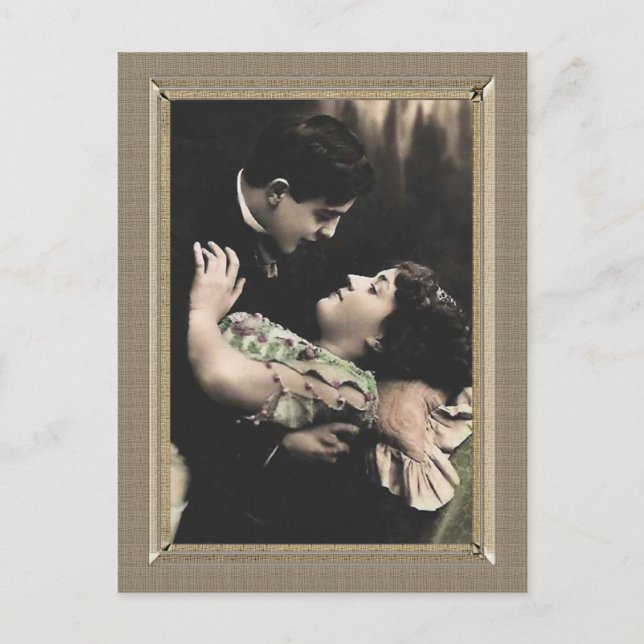 Romantic Couple - one and only love Postcard (Front)