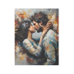 Romantic Couple Paintings and Passionate Artwork Metal Print